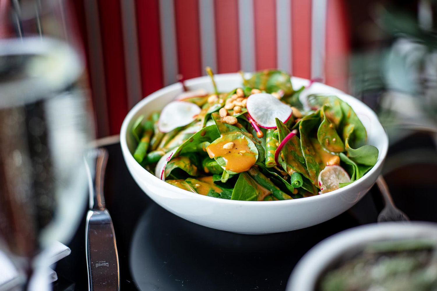 Crazy Pizza Spinach Salad